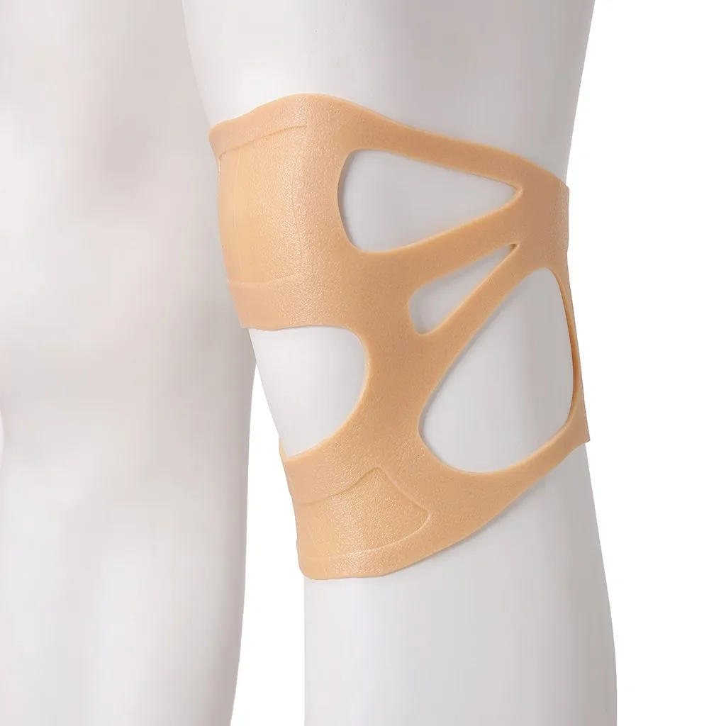 2 шт силиконовые наколенники высокоэластичные тонкие невидимые волейбольные наколенники Поддержка Rodillera Ortopedica кинезиологическая лента
