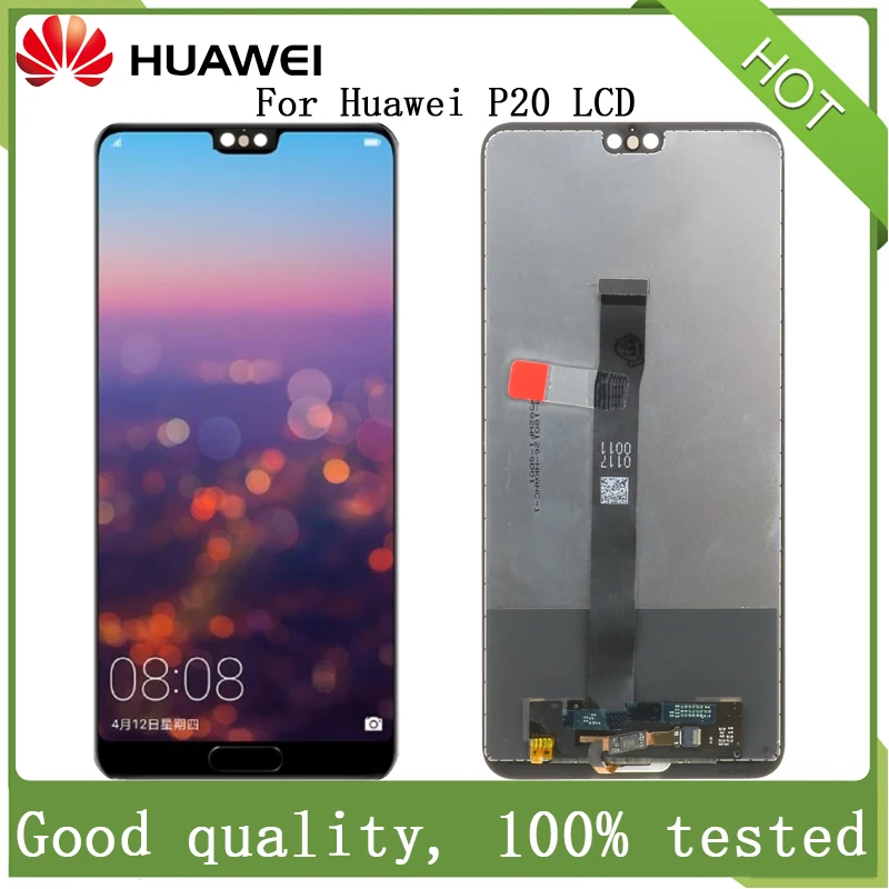 5.8 inch Huawei 100 Original P20 LCD Display For Huawei EMLAL00 EML