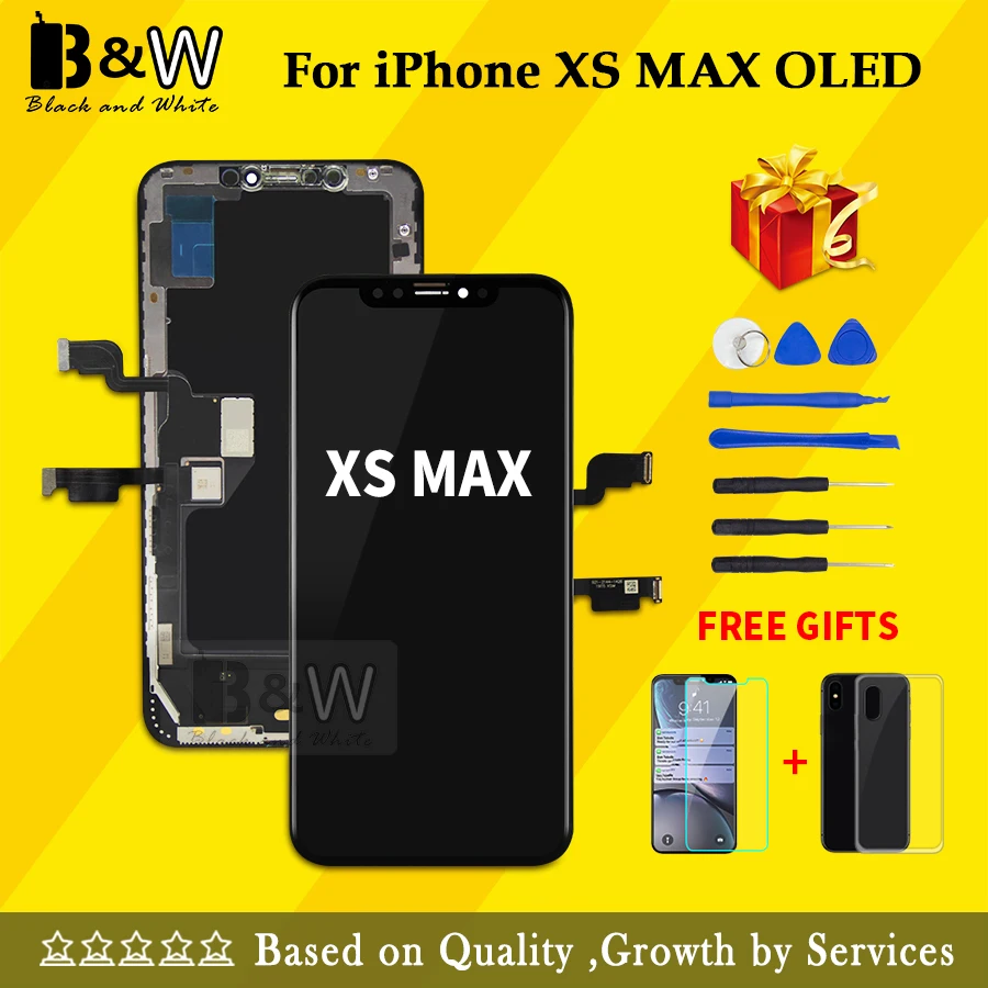 6,5 дюймов для iPhone XS MAX OLED 5,8 дюймов Дисплей для iPhone XS 3D сенсорная сборка части высокая рекомендуется легко установить