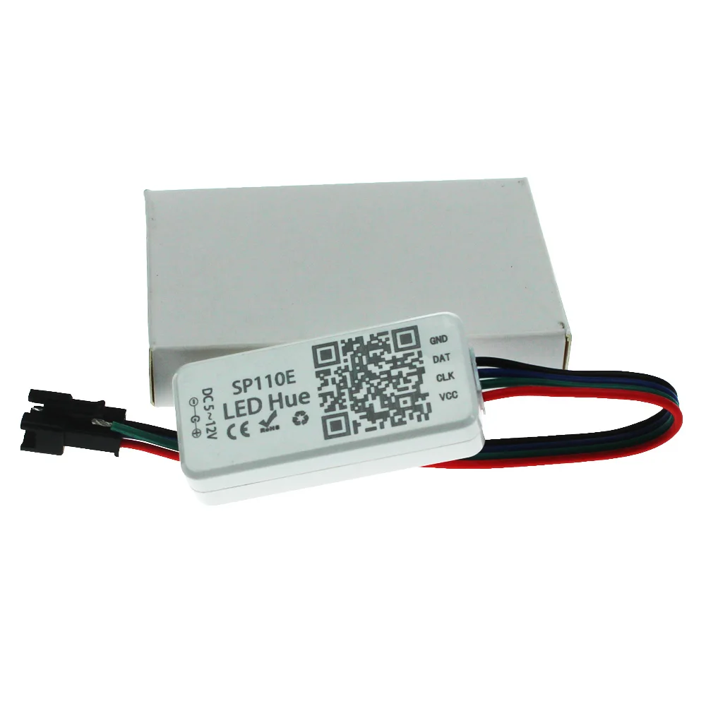 SP110E SPI Bluetooth пиксельный светильник контроллер с помощью приложения для смартфона