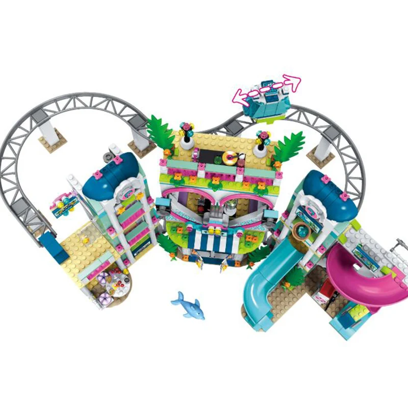 Billige 01068 Legoinglys Freunde Heartlake Stadt Resort 41347 Top Hotel Bausteine Kit Für Kinder Spaß Spielzeug Set Für Mädchen Weihnachten