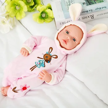 

Soft Silicone Reborn Toddler Baby Dolls Cloth Craft Stuffed Realistic simulation Baby Doll For Christmas Surprice Gifts lol doll