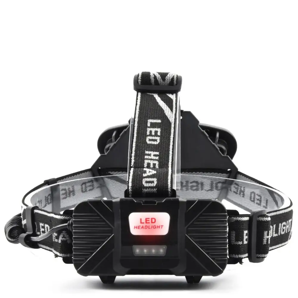 4 Gears Adjustable Angle Climbing Cycling Working Light Floodlight COB Healight USB Charging Outdoor Camping Fishing Lamps