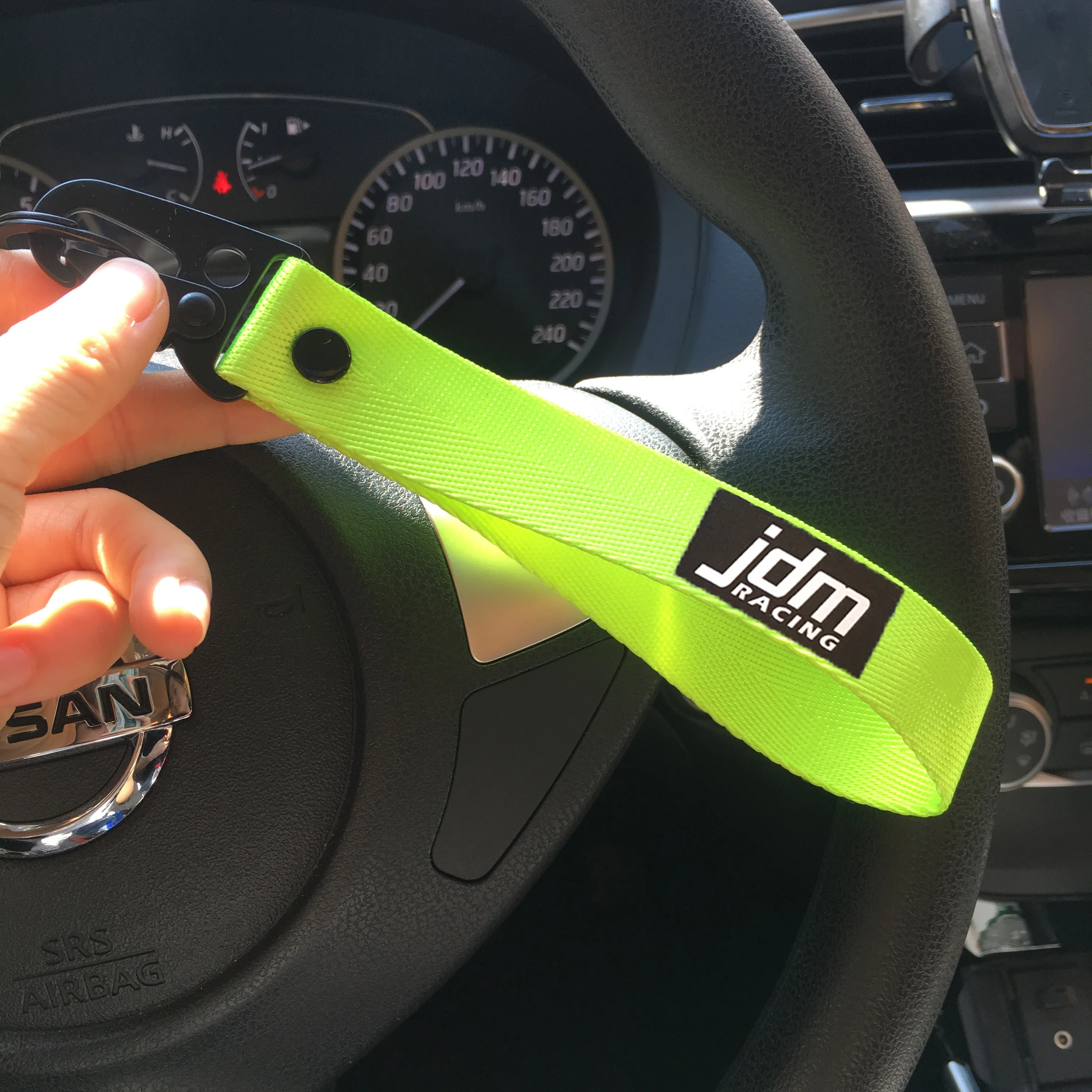 Хит продаж брелок для ключей JDM RACING с ремешком зажимом быстросъемный