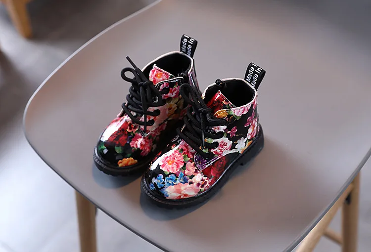 Botas de Neve Casuais ao ar Crianças Bebê Meninas Meninos Sapatos Livre Antiderrapante Sola Macia Criança Martin Botas Outono Inverno 2022 & 5 áreas externas e antiderrapantes com sola macia,