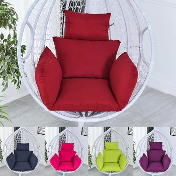 

Hanging Basket Chair Cushion Swing Seat Removable Thicken Egg Hammock Cradle Cushion Outdoor Back Cushion HG99