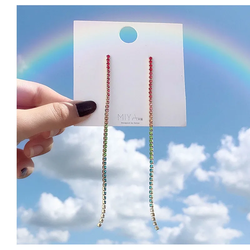 2019-New-Arrival-Crystal-Classic-Women-Dangle-Earrings-Korean-Jewelry-Exaggerated-Long-Tassel-Earrings-Elegant-Female