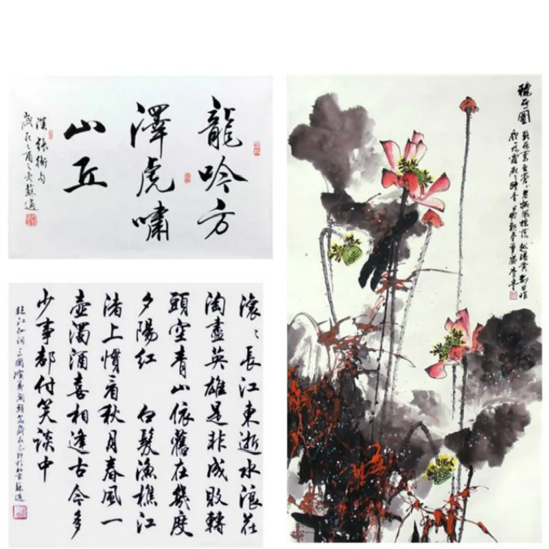 White Clouds Calligraphy Painting Brush Pure Woolen Hairs Huzhou Ink Brush Pen Chinese Painting Coloring Calligraphy Pen calligraphy brush