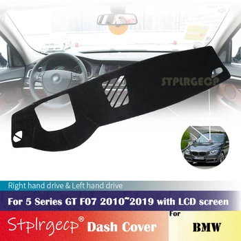 

for BMW 5 Series GT F07 2010~2019 with LCD screen Anti-Slip Dashboard Cover Protective Pad Car Accessories Sunshade Carpet 2017