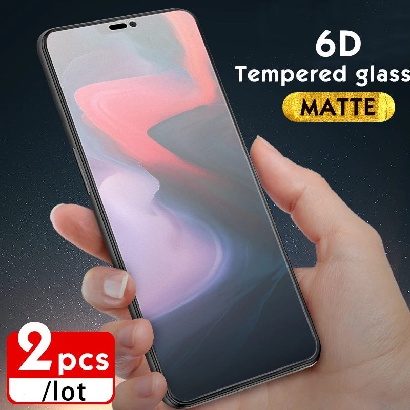 Матовое закаленное стекло IIRROONN 2 шт./лот для Oneplus 6 6T матовое Защитное экрана 6t