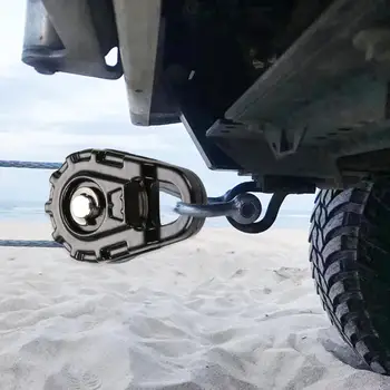 

Multi-function Recovery Snatch Block Winch Pulley Excellent Metal Manufacturing Technology Black for 1/10 RC REDCAT D90 HPI