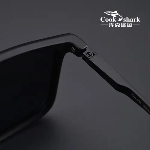 Cook Shark polarized sunglasses men's sunglasses women's UV protection driving special color-changing glasses trend personality - Image 4