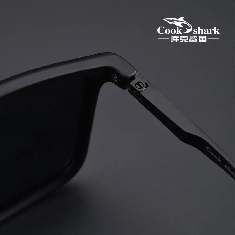 Cook Shark polarized sunglasses men's sunglasses women's UV protection driving special color-changing glasses trend personality - Image 4