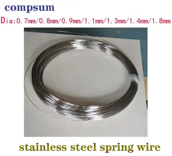 

Stainless steel spring hard wire Fishing hard wire bending spring wire 0.7mm/0.8mm/0.9mm/1mm