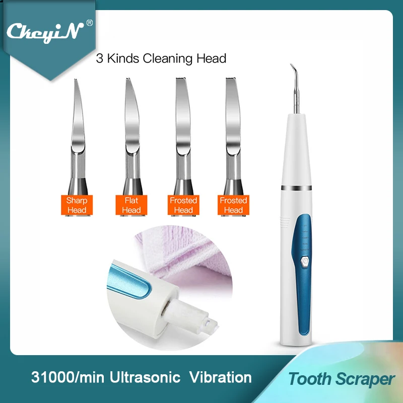Electric Dental Calculus Plaque Remover Tooth Scraper Cleaner Tartar Remover for Dental Calculus Ultrasonic Teeth Cleaning 48