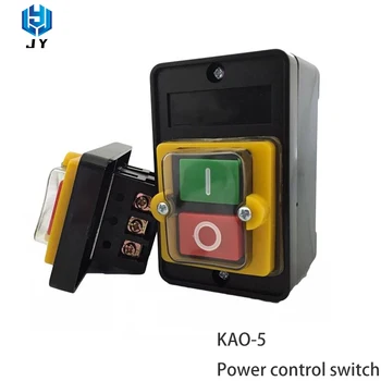 

1PCS KAO-5H / KAO-5M waterproof bench drill control button switch cutting machine switch machine tool 10A / 380V power switch