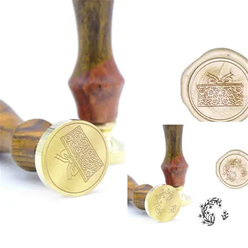 

Wax Seal Stamp Lace Gift B91 Custom seal wax Stamps DIY wax stamp handle for wedding invitations sealing