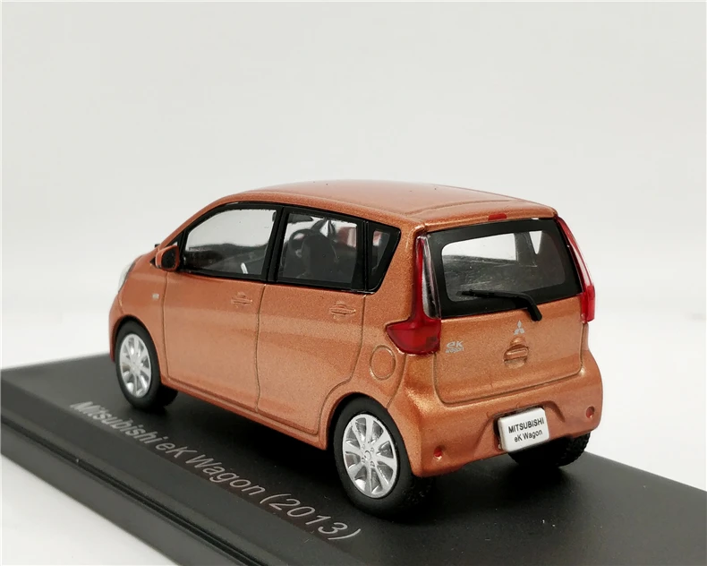 1:43 Mitsubishi eK Wagon 2013 Оранжевый литой модельный автомобиль