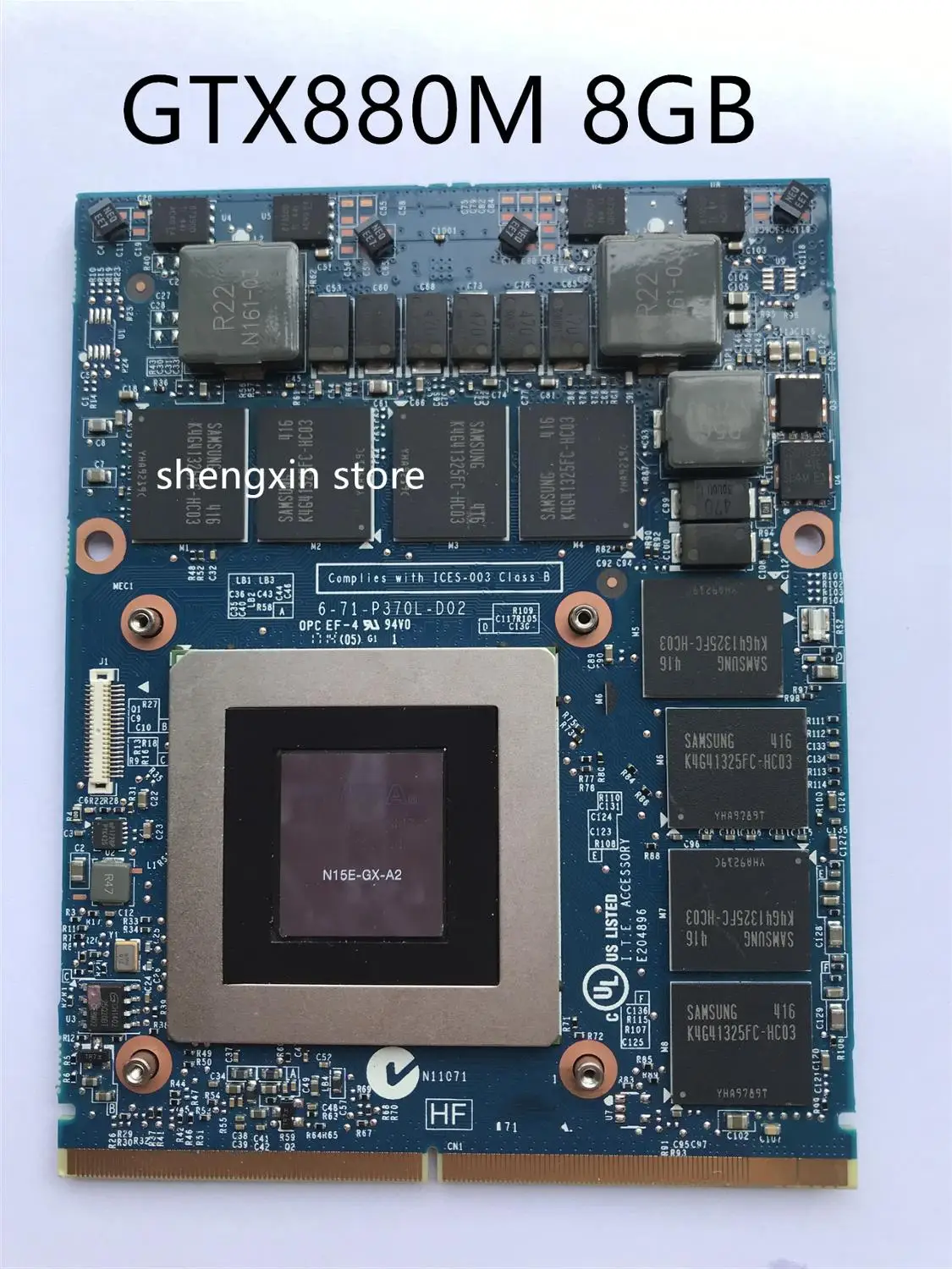 GTX880M GTX 880M видео VGA Графическая карта для Clevo P151SM P150SM P170SM P177SM P151SM-1 P157SM-A P177SM-A P375SM-A P570SM