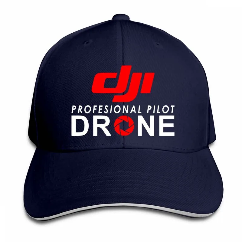 DJI Профессиональный пилот Дрон бейсбольная кепка Мужчины Женщины Дальнобойщик шляпы Мода Регулируемая Кепка - Цвет: 2-Navy