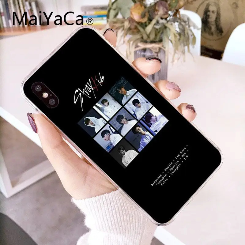 A6 MaiYaCa Stray Kids новое поступление чехол для телефона iPhone 8 7 6 6S Plus 5 5S SE XR X XS MAX 10 Coque Shell - Цвет: A6