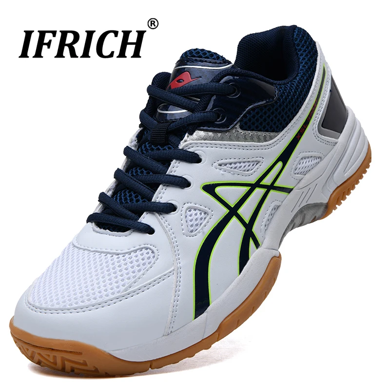 Zapatos de bádminton para hombre y mujer, zapatillas profesionales de voleibol, antideslizantes, para tenis de mesa, 2019