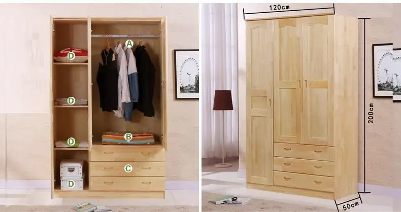 Шкаф для хранения Armario Yatak Odasi mobillya Kast Dolap D Zenleyici Roupa деревянный Mueble De Dormitorio мебель шкаф для спальни