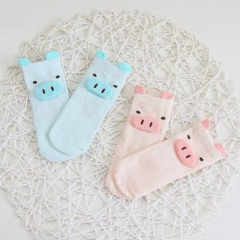 

New Newborn Socks Cartoon Soft Cotton Baby Socks No-slip Infant Cotton Socks