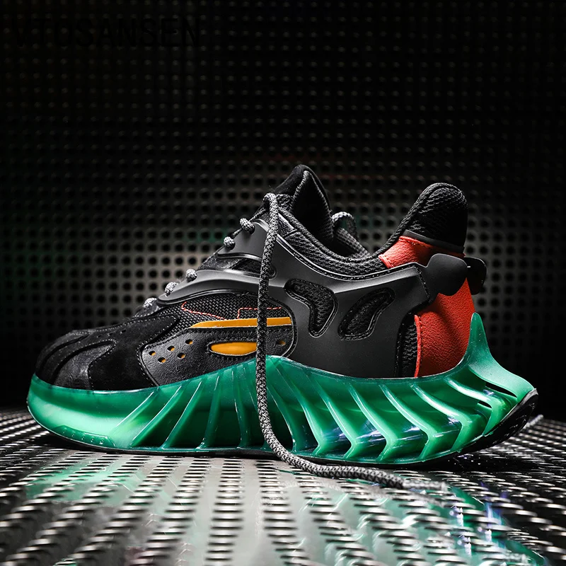 Мужские дышащие кроссовки Air Maxs легкие белые Offo размер 46 толстая подошва