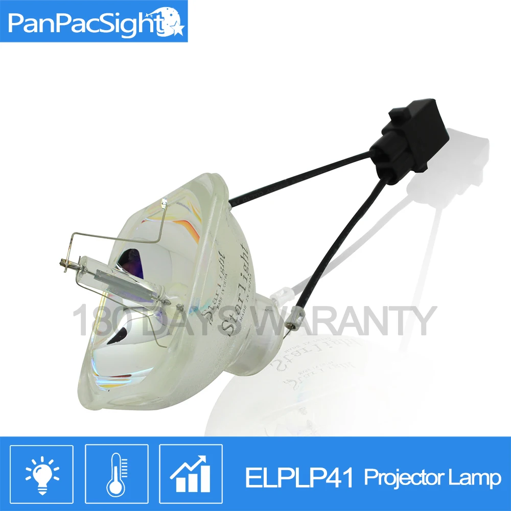 Высокое качество V13H010L41 / ELPLP41 проектор голая лампа/лампа для Epso n PowerLite S5 S6 77C 78 EMP X5