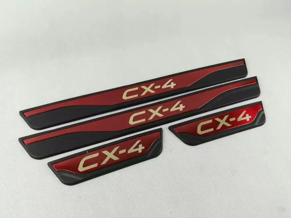 Дверная накладка из нержавеющей стали для Mazda CX4 CX 4 защитная стайлинга на Cx