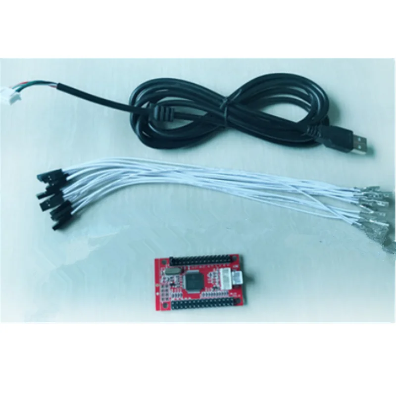 DIY аркадный джойстик набор ручек 5 pin 24 мм/30 мм кнопки запасные части USB кабель к ПК Джойстик Кнопка кодер пластина