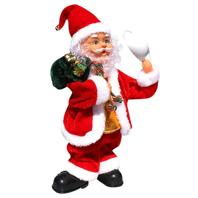 Santa Claus Electric Music Doll Christmas Decors New Year Gifts For Kids Santa Claus Doll Twerking Singing Xmas Decoration Home 2