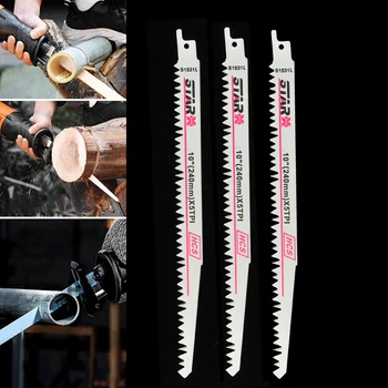 

Woodworking Reciprocating Saw Blade DIY Jig Saw Blade Durable Cutting 3PCS