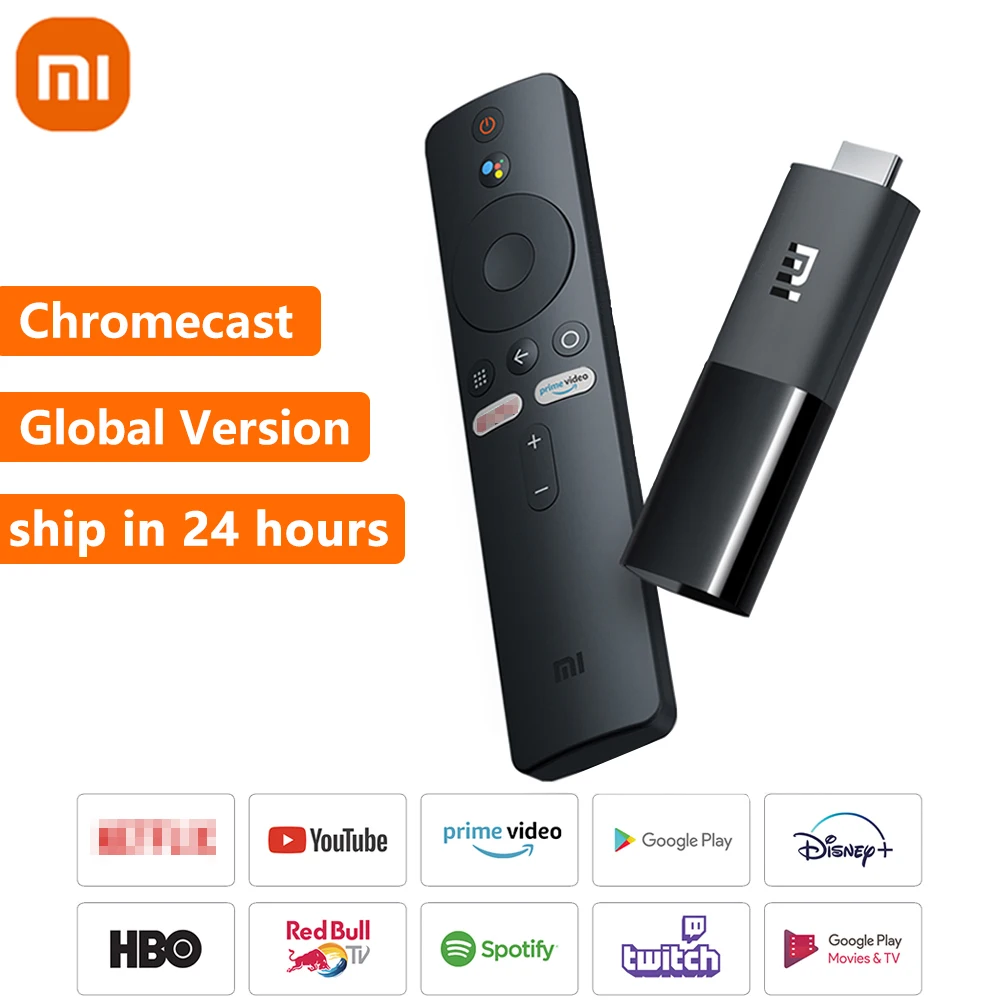 ТВ-приставка Xiaomi Mi TV Stick Android 9 0 четырехъядерный Dolby DTS HD Двойное декодирование 1 ГБ 8