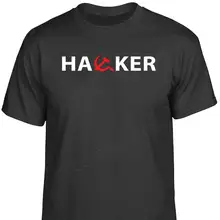Летняя брендовая Повседневная футболка для взрослых, русская хакерская летняя новая мужская хлопковая модная футболка с коротким рукавом и принтом