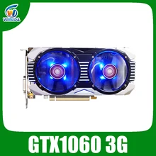 Видеокарта VEINEDA GTX 1060 3 ГБ видеокарты карта для nVIDIA Geforce GTX1060 GDDR5 192Bit Hdmi Dvi игровые видеокарты