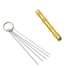 11 шт. Аэрограф для чистки горшка иглы сопла набор кистей для краски стеклянная банка бутылки фильтр матовый пистолет-распылитель Очиститель Набор инструментов