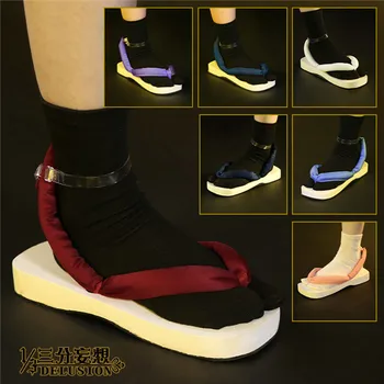 

Hot Sale!Demon Slayer Cosplay Shoes Agatsuma Zenitsu Kochou Shinobu Japanese kimono hibiscus