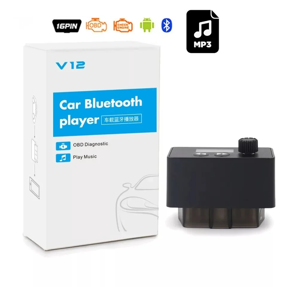 2 в 1 автомобильный Bluetooth сканер с поддержкой TF карты|Программаторы автоповтором| |