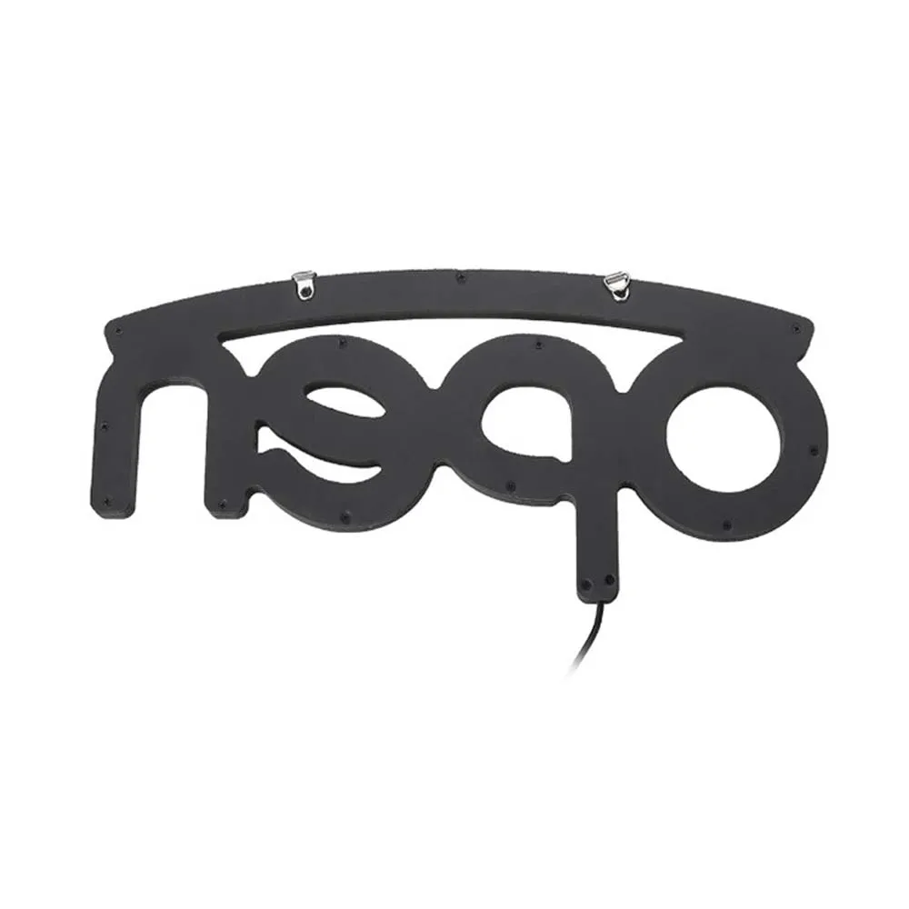 New OPEN Neon LED Light Tube Handmade Visual Artwork Bar Club KTV Wall Decorat EU Plug Commercial Lighting Colorful Neon Bulbs 2