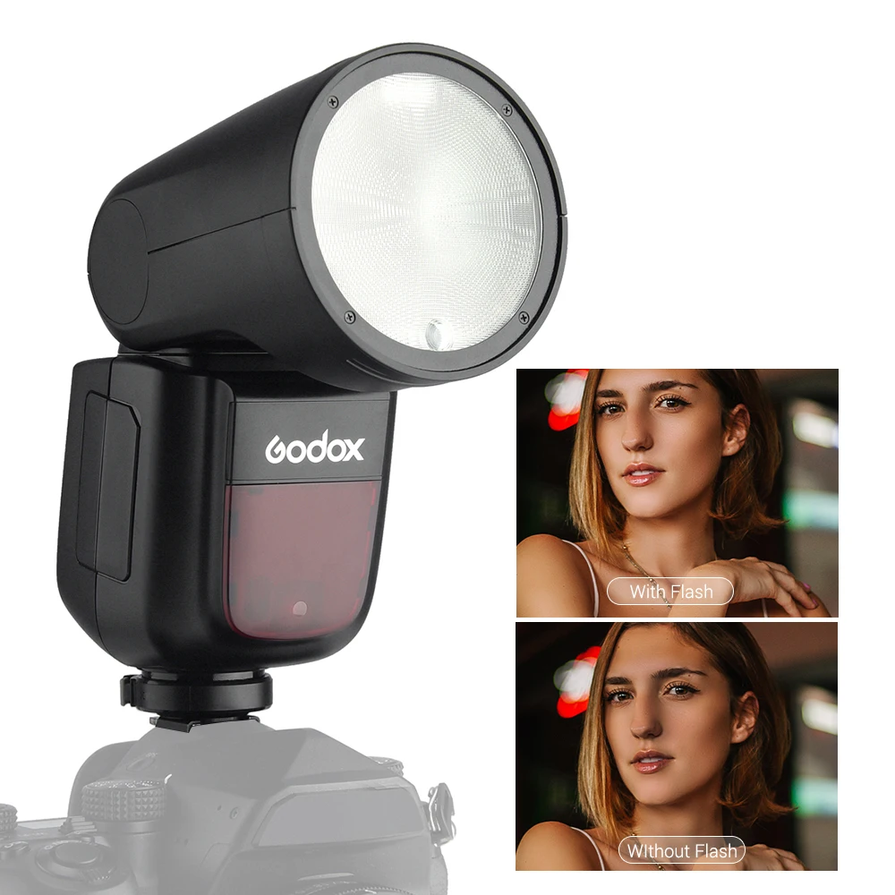 Godox V1P On-camera Flash Speedlite с круглой головкой Flash 2,4G Беспроводная система X с X2T-P ttl Flash Trigger для PENTAX 645Z K-3II