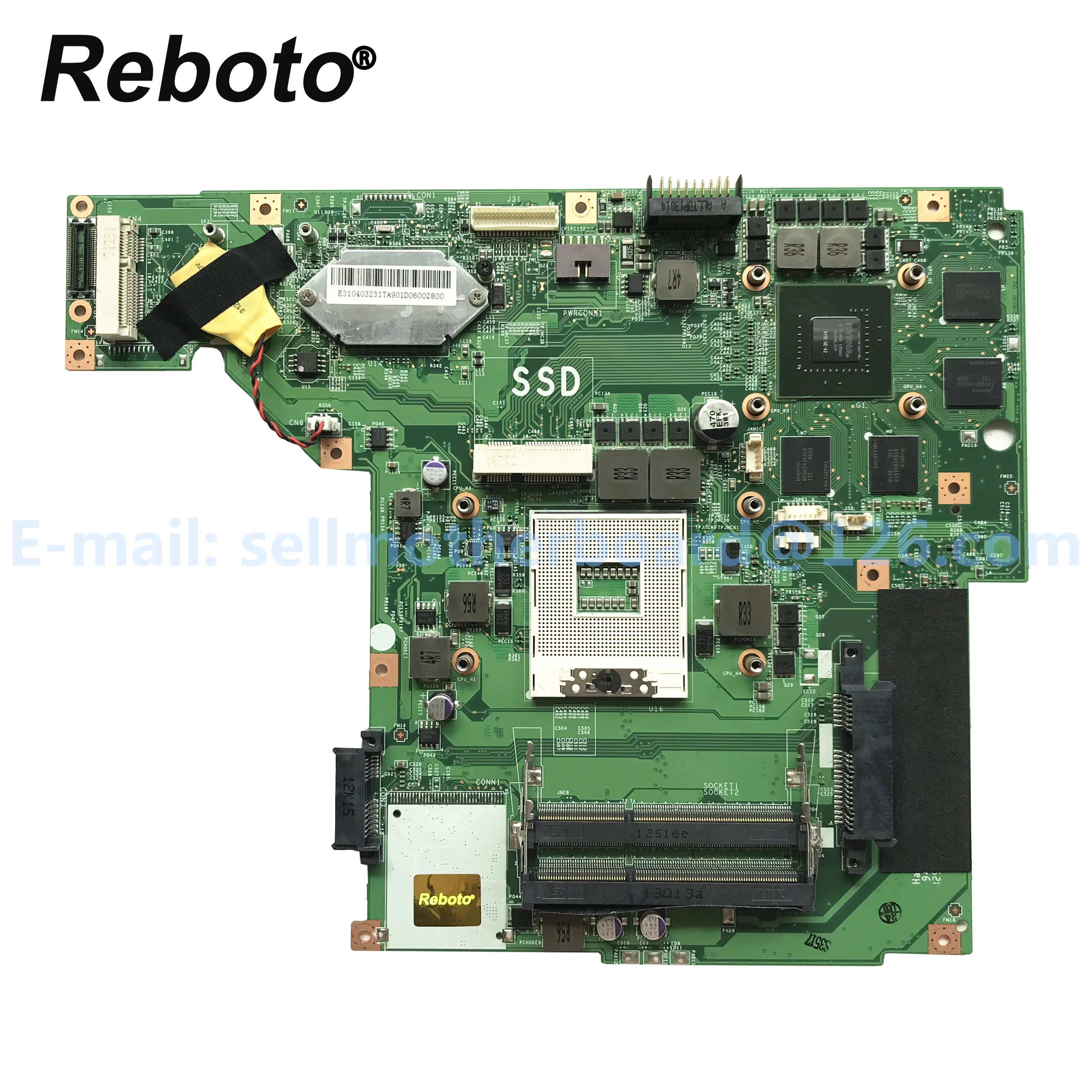 Оригинальная материнская плата для ноутбука MSI GE70 HM76 DDR3 PGA 989 GT660M/2 ГБ GPU 100%