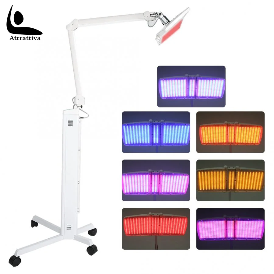 PDT Led Lights Therapy Machine Led Face Light Therapy Skin Rejuvenation Acne Treatment 7 Colours