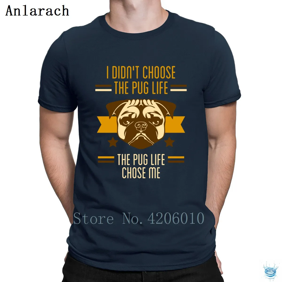 Футболка с Мопсом Life Choose Me, винтажная облегающая S-3xl футболка для мужчин, персонализированная удобная мужская футболка Sunlight