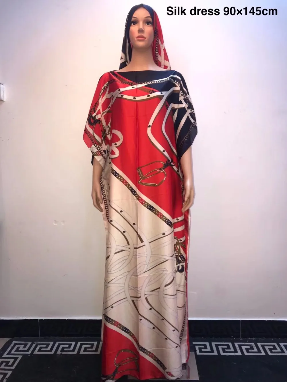 Элегантные принтованные малайзийские женские кафтаны шелковые платья свободного размера Дашики летнее платье африканские платья для женщин