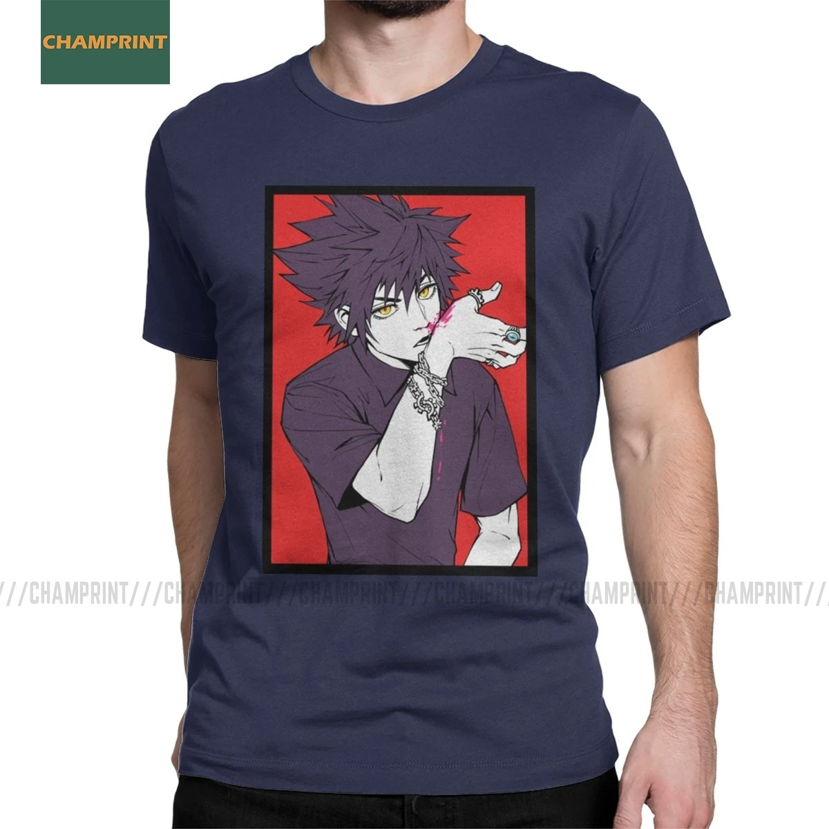 

Men T-Shirts Vanitas Is The Bad Guy Kingdom Hearts Cotton Tee Shirt Short Sleeve Sora Video Game Square Enix Keyblade T Shirts