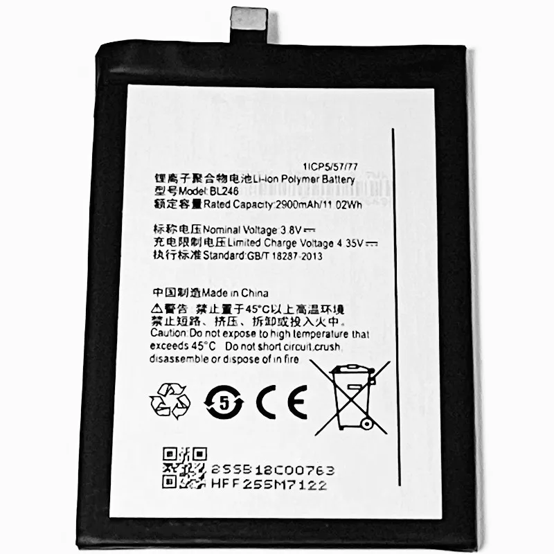3 8 V 2900 мА/ч BL246 для Lenovo Vibe Shot Z90a40 Z90-3 Z90-7 Max батарея задняя крышка | Мобильные