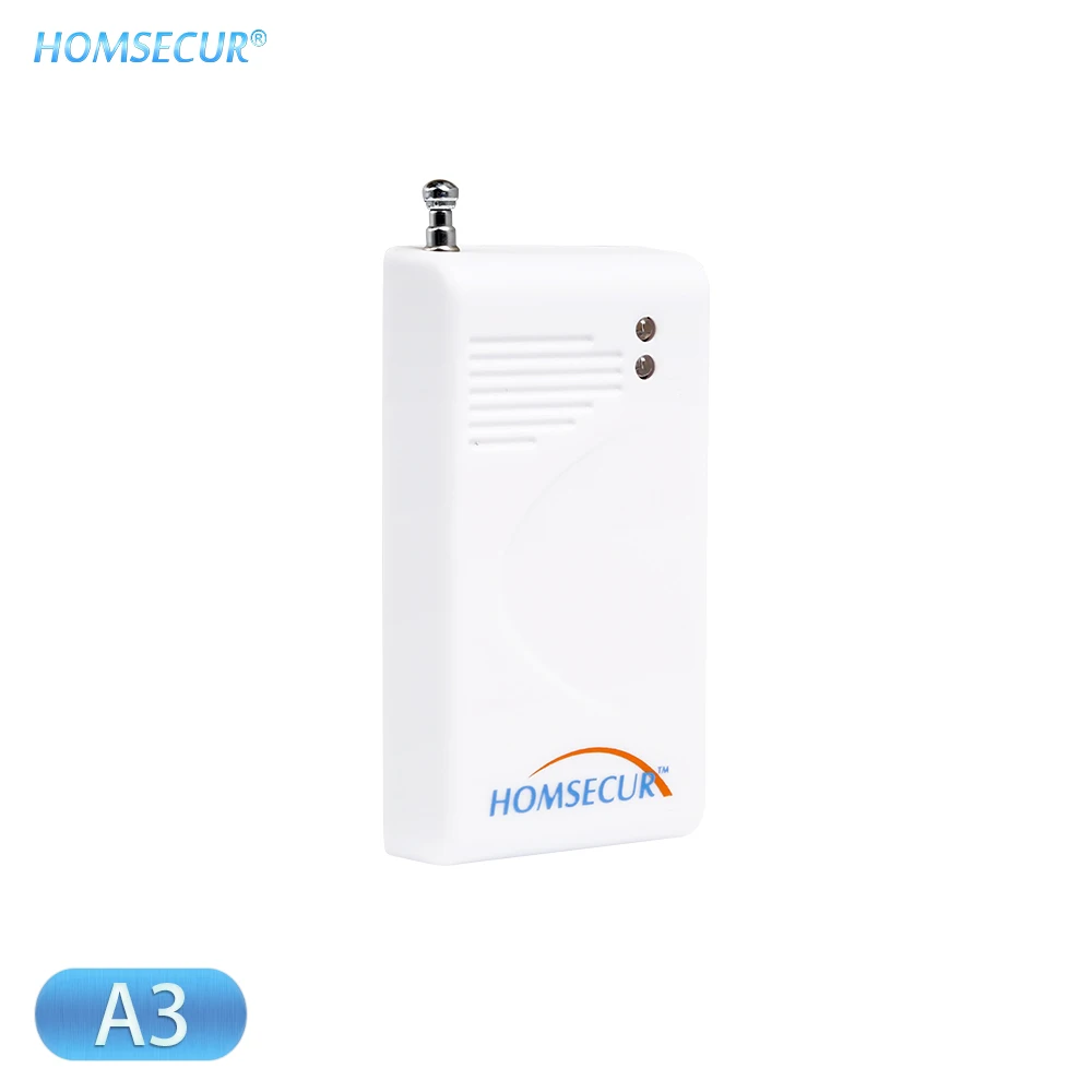 HOMSECUR DIY Беспроводная и Проводная 4G/GSM ЖК-система охранной сигнализации+ IOS/Android приложение для домашней безопасности GA01-4G-B/W - Цвет: Glass Sensor