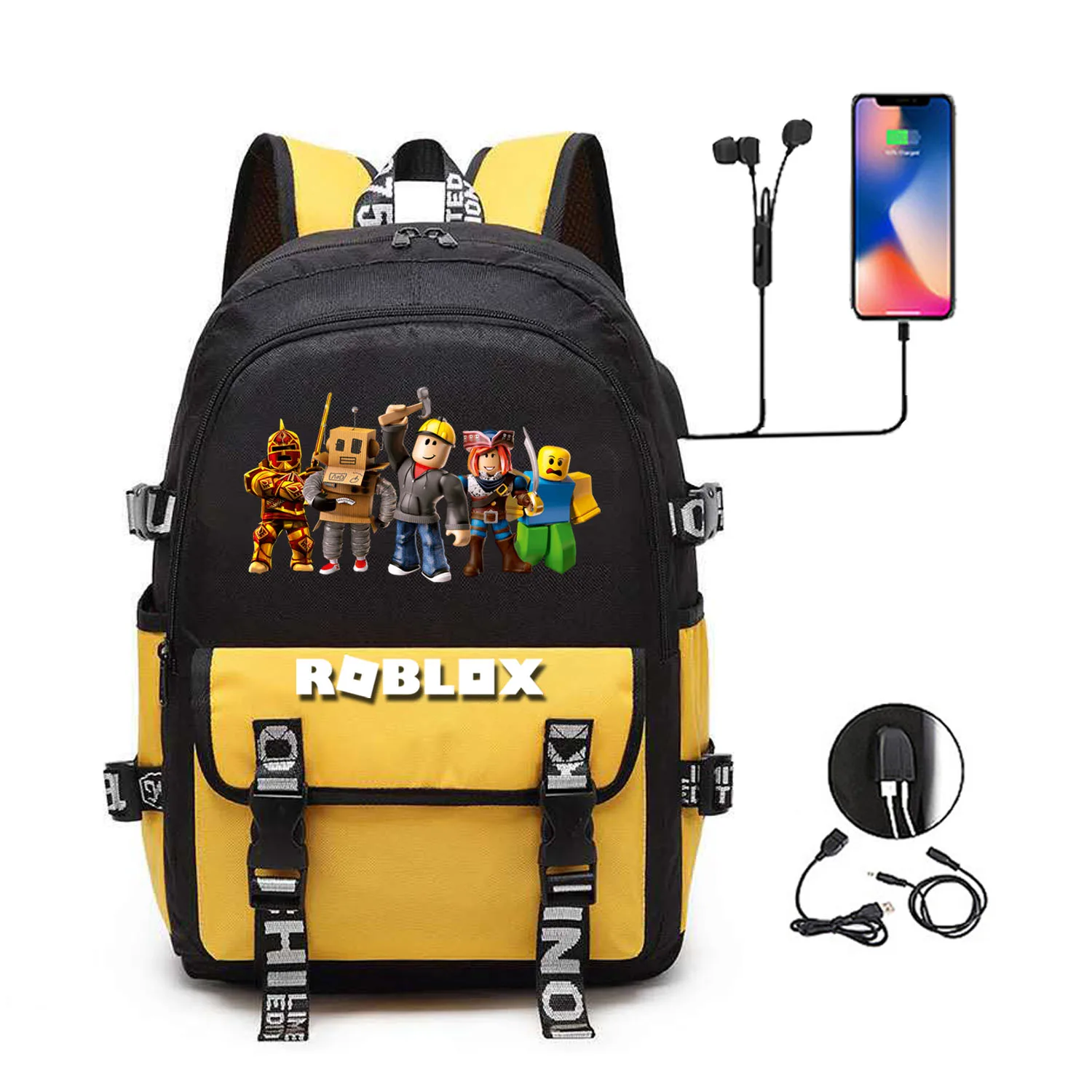USB модный Стеганый рюкзак mochila feminina Холщовая Сумка для ноутбука зарядка женские